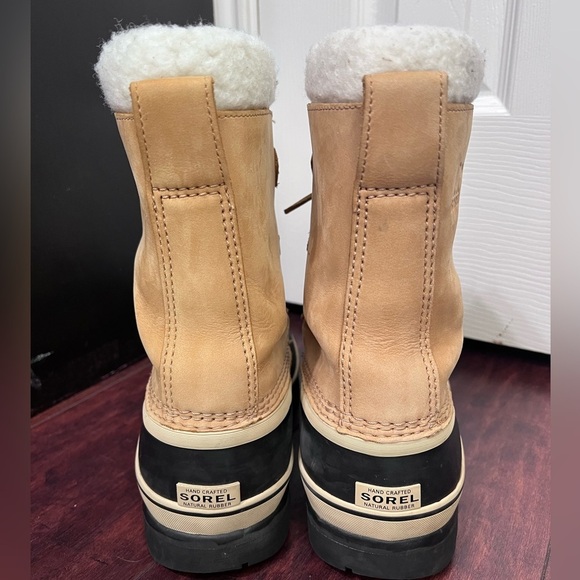 Sorel Buff Waterproof Winter Boots Sz 7 Womens Faux Fur Fleece/Wool Lining EUC. - Picture 3 of 13